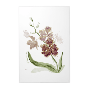 Quadro Decorativo Orquídea Vermelha | Thaís Mota - Meu Rodapé