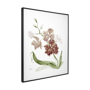 Quadro Decorativo Orquídea Vermelha | Thaís Mota - Meu Rodapé