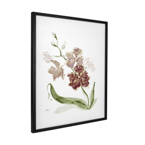 Quadro Decorativo Orquídea Vermelha | Thaís Mota - Meu Rodapé