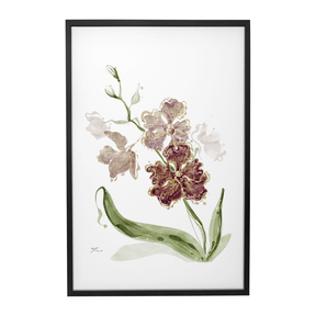 Quadro Decorativo Orquídea Vermelha | Thaís Mota - Meu Rodapé
