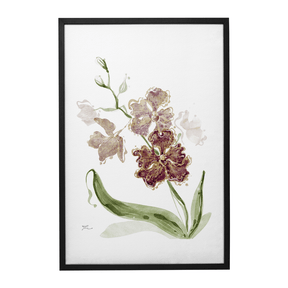 Quadro Decorativo Orquídea Vermelha | Thaís Mota - Meu Rodapé