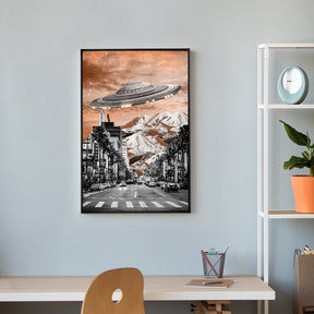 Quadro Decorativo Ovni | Gabriela Cidade Borges - Meu Rodapé