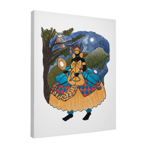 Quadro Decorativo Oxum Iyê Iyê Okê | Léo Ferraz - Meu Rodapé