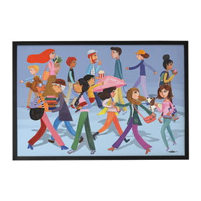 Quadro Decorativo Passantes | Marlowa - Meu Rodapé