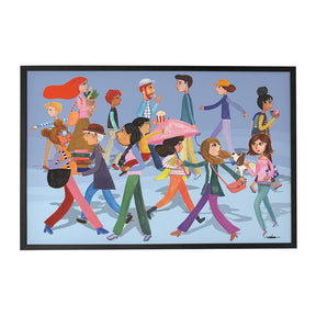Quadro Decorativo Passantes | Marlowa - Meu Rodapé