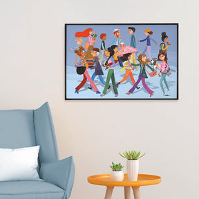 Quadro Decorativo Passantes | Marlowa - Meu Rodapé