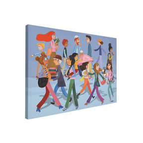 Quadro Decorativo Passantes | Marlowa - Meu Rodapé