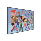 Quadro Decorativo Passantes | Marlowa - Meu Rodapé