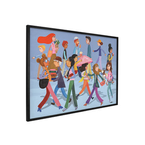 Quadro Decorativo Passantes | Marlowa - Meu Rodapé