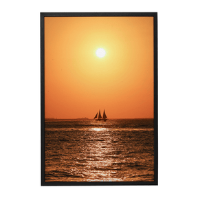 Quadro Decorativo Pássaro Pôr do Sol Key West | Sâmia Munaretti & Marcelo Baldin - Meu Rodapé