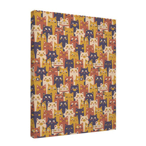 Quadro Decorativo Pattern Cat Maneki - Neko | Tobias Fonseca - Meu Rodapé