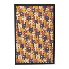 Quadro Decorativo Pattern Cat Maneki - Neko | Tobias Fonseca - Meu Rodapé