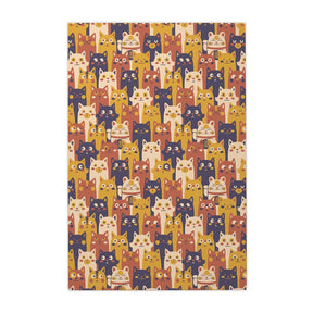 Quadro Decorativo Pattern Cat Maneki - Neko | Tobias Fonseca - Meu Rodapé