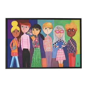 Quadro Decorativo People | Marlowa - Meu Rodapé