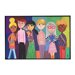 Quadro Decorativo People | Marlowa - Meu Rodapé