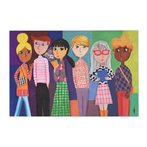 Quadro Decorativo People | Marlowa - Meu Rodapé