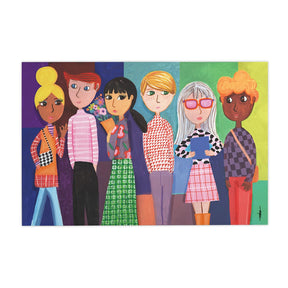 Quadro Decorativo People | Marlowa - Meu Rodapé