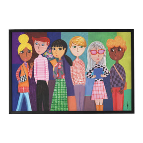 Quadro Decorativo People | Marlowa - Meu Rodapé