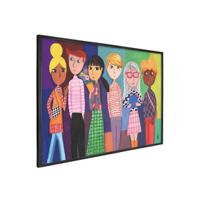 Quadro Decorativo People | Marlowa - Meu Rodapé
