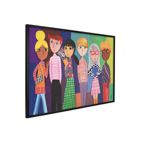 Quadro Decorativo People | Marlowa - Meu Rodapé