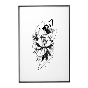 Quadro Decorativo Pétalas de Tinta | Jesse Marton - Meu Rodapé
