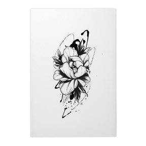 Quadro Decorativo Pétalas de Tinta | Jesse Marton - Meu Rodapé