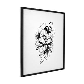 Quadro Decorativo Pétalas de Tinta | Jesse Marton - Meu Rodapé