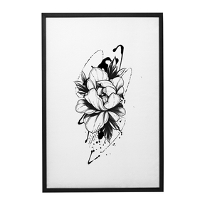 Quadro Decorativo Pétalas de Tinta | Jesse Marton - Meu Rodapé