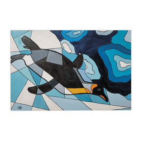 Quadro Decorativo Pinguins na Antártica | Camila Azevedo - Meu Rodapé