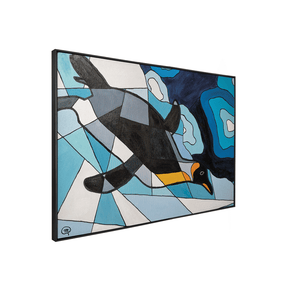 Quadro Decorativo Pinguins na Antártica | Camila Azevedo - Meu Rodapé