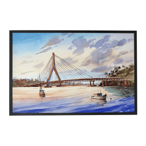 Quadro Decorativo Ponte Jorge Amado | Rafael Pita - Meu Rodapé