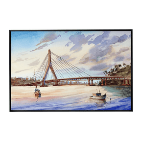 Quadro Decorativo Ponte Jorge Amado | Rafael Pita - Meu Rodapé