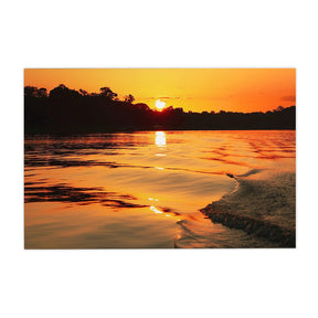 Quadro Decorativo Pôr do Sol Amazônia 2 | Sâmia Munaretti & Marcelo Baldin - Meu Rodapé
