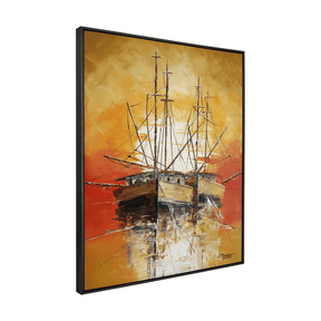 Quadro Decorativo Pôr do Sol | Fernando Teixeira - Meu Rodapé
