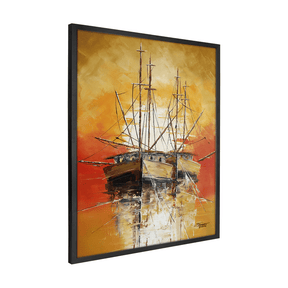 Quadro Decorativo Pôr do Sol | Fernando Teixeira - Meu Rodapé