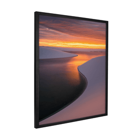 Quadro Decorativo Pôr do Sol - Lençóis Maranhenses | Ale Rodrigues - Meu Rodapé