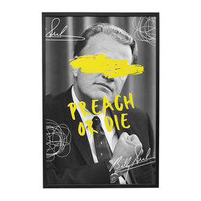 Quadro Decorativo Preach or Die | Bianca Maynara - Meu Rodapé