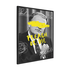 Quadro Decorativo Preach or Die | Bianca Maynara - Meu Rodapé