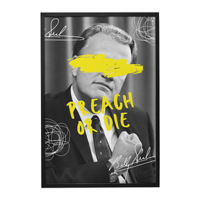 Quadro Decorativo Preach or Die | Bianca Maynara - Meu Rodapé