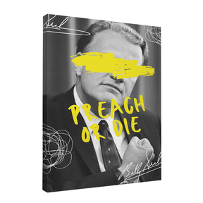 Quadro Decorativo Preach or Die | Bianca Maynara - Meu Rodapé