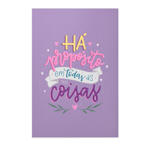 Quadro Decorativo Propósito | Nathalia Piovezan - Meu Rodapé