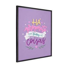 Quadro Decorativo Propósito | Nathalia Piovezan - Meu Rodapé