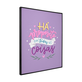 Quadro Decorativo Propósito | Nathalia Piovezan - Meu Rodapé