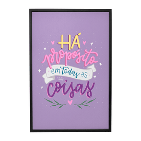 Quadro Decorativo Propósito | Nathalia Piovezan - Meu Rodapé