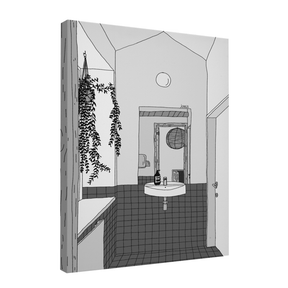 Quadro Decorativo Reflexo | Jungo - Meu Rodapé