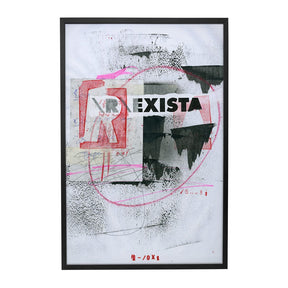 Quadro Decorativo rEXISTA | Danilo Cunha - Meu Rodapé