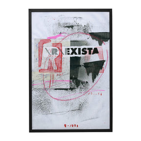 Quadro Decorativo rEXISTA | Danilo Cunha - Meu Rodapé