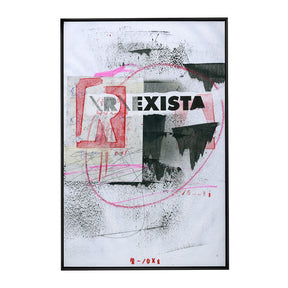 Quadro Decorativo rEXISTA | Danilo Cunha - Meu Rodapé