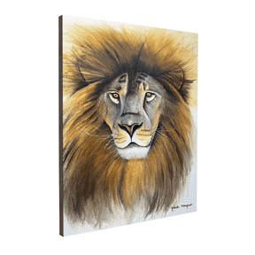 Quadro Decorativo Ruja o Leão | Gabriela Mongruel - Meu Rodapé