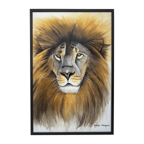 Quadro Decorativo Ruja o Leão | Gabriela Mongruel - Meu Rodapé